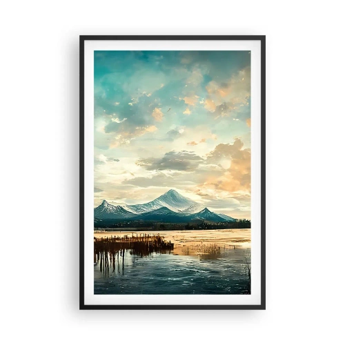 Plagát v čiernom ráme - Pod ochranou neba - 61x91 cm