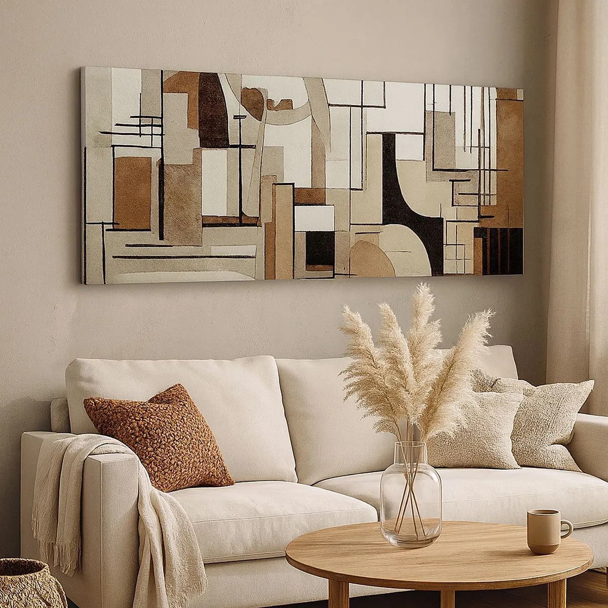 Obraz na plátne - Mestská krajina 2.0 - 100x40 cm