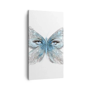 Obraz na plátne - Sýkorka modrinka eros - 45x80 cm