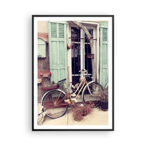 Plagát v čiernom ráme - Nech žije provincia - 70x100 cm