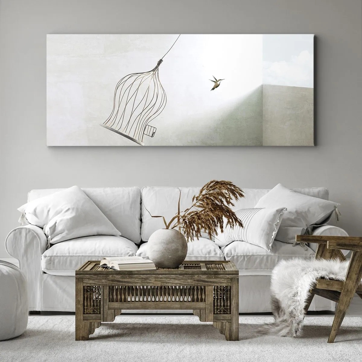 Obraz na plátne - Vo svojom živle - 100x40 cm