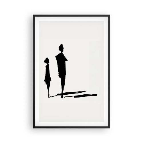 Plagát v čiernom ráme - Určite spolu? - 61x91 cm