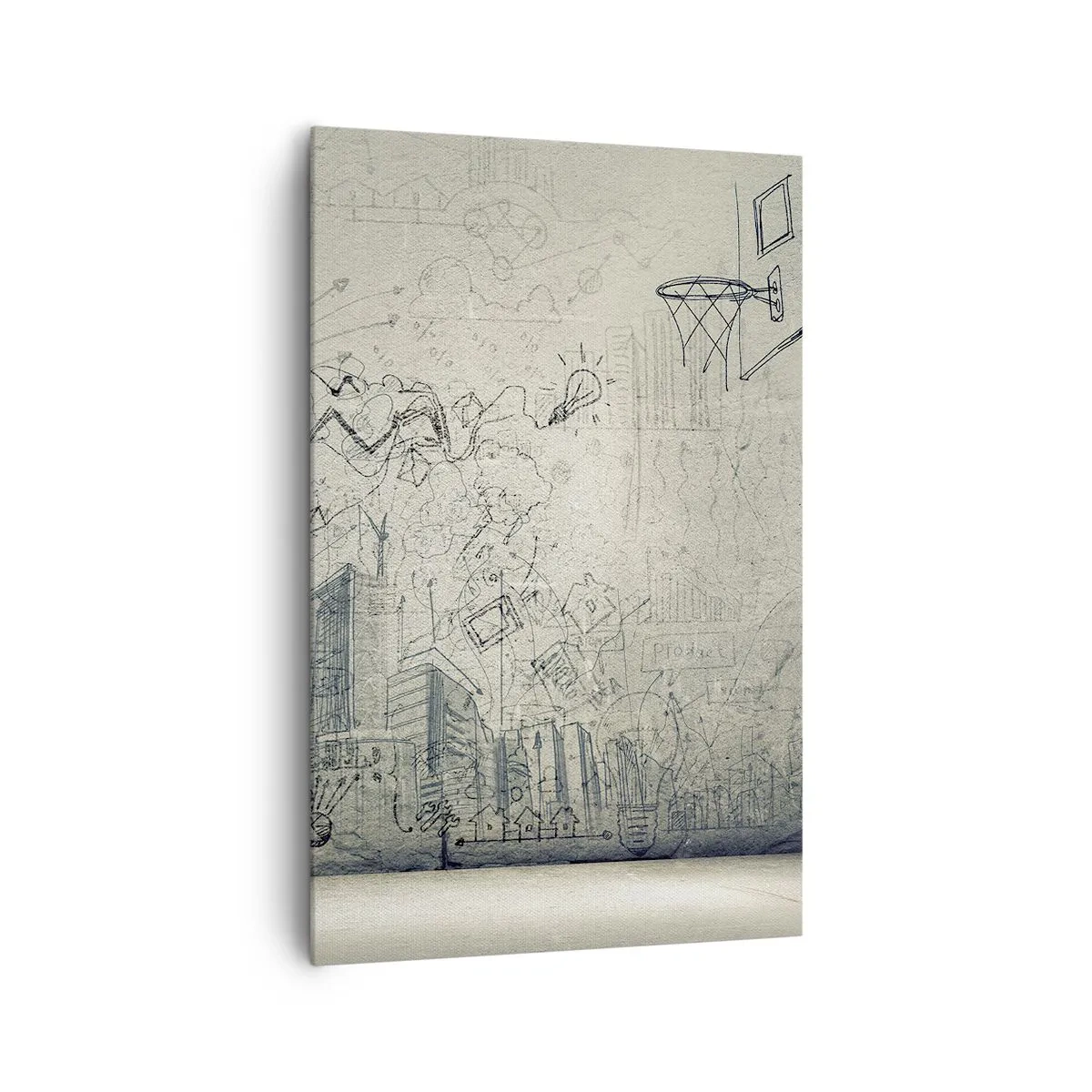 Obraz na plátne - Môj skvelý mestský život - 80x120 cm