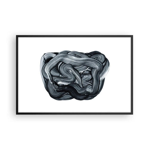 Plagát v čiernom ráme - Nie je to tak jednoduché - 91x61 cm