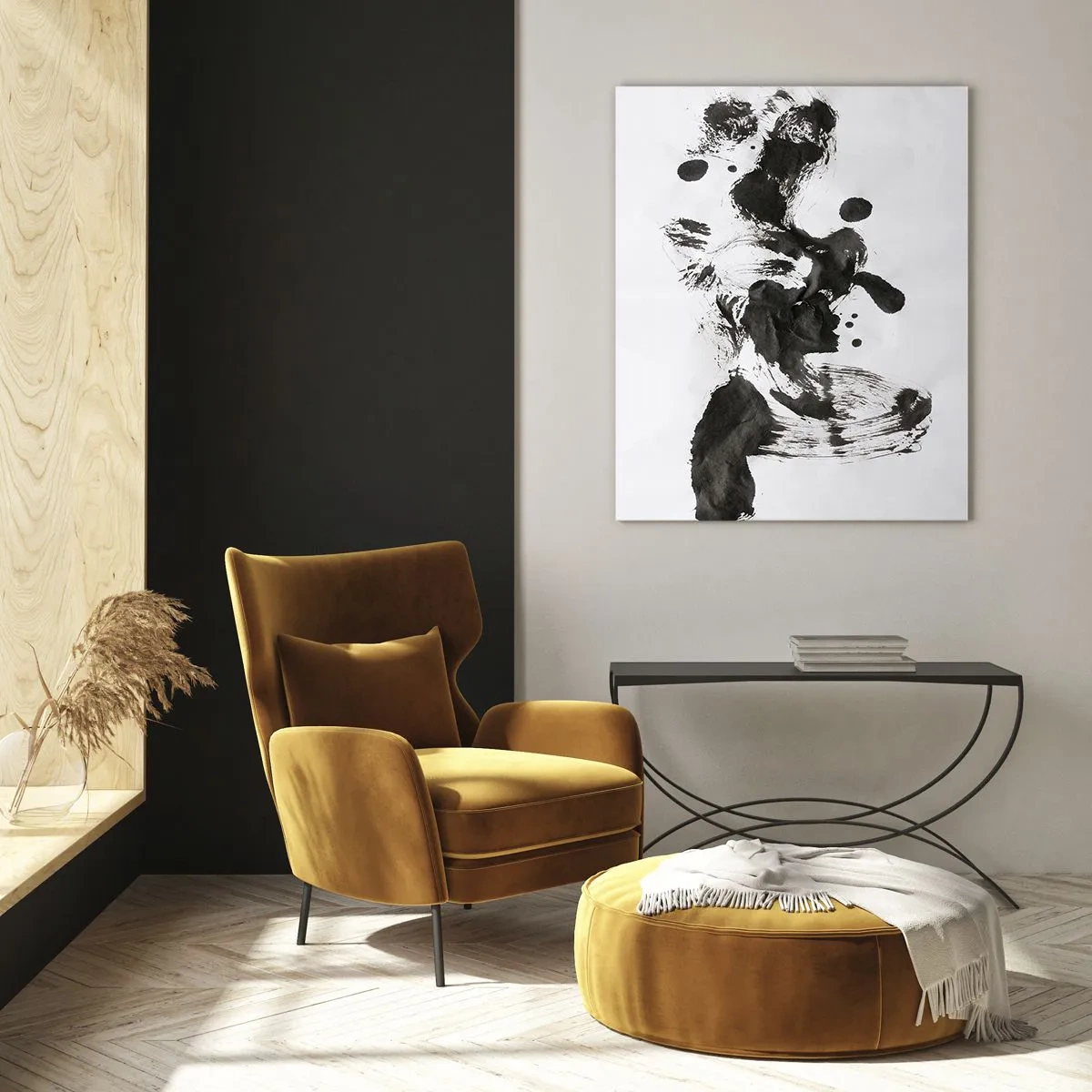 Obraz na skle - Metóda v šialenstve? - 50x70 cm