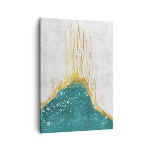 Obraz na plátne - Zlatý príliv - 50x70 cm