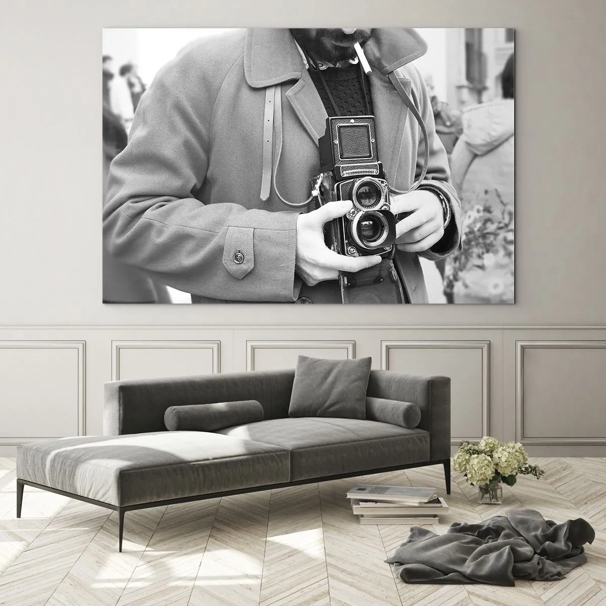 Obraz na skle - V retro štýle - 120x80 cm
