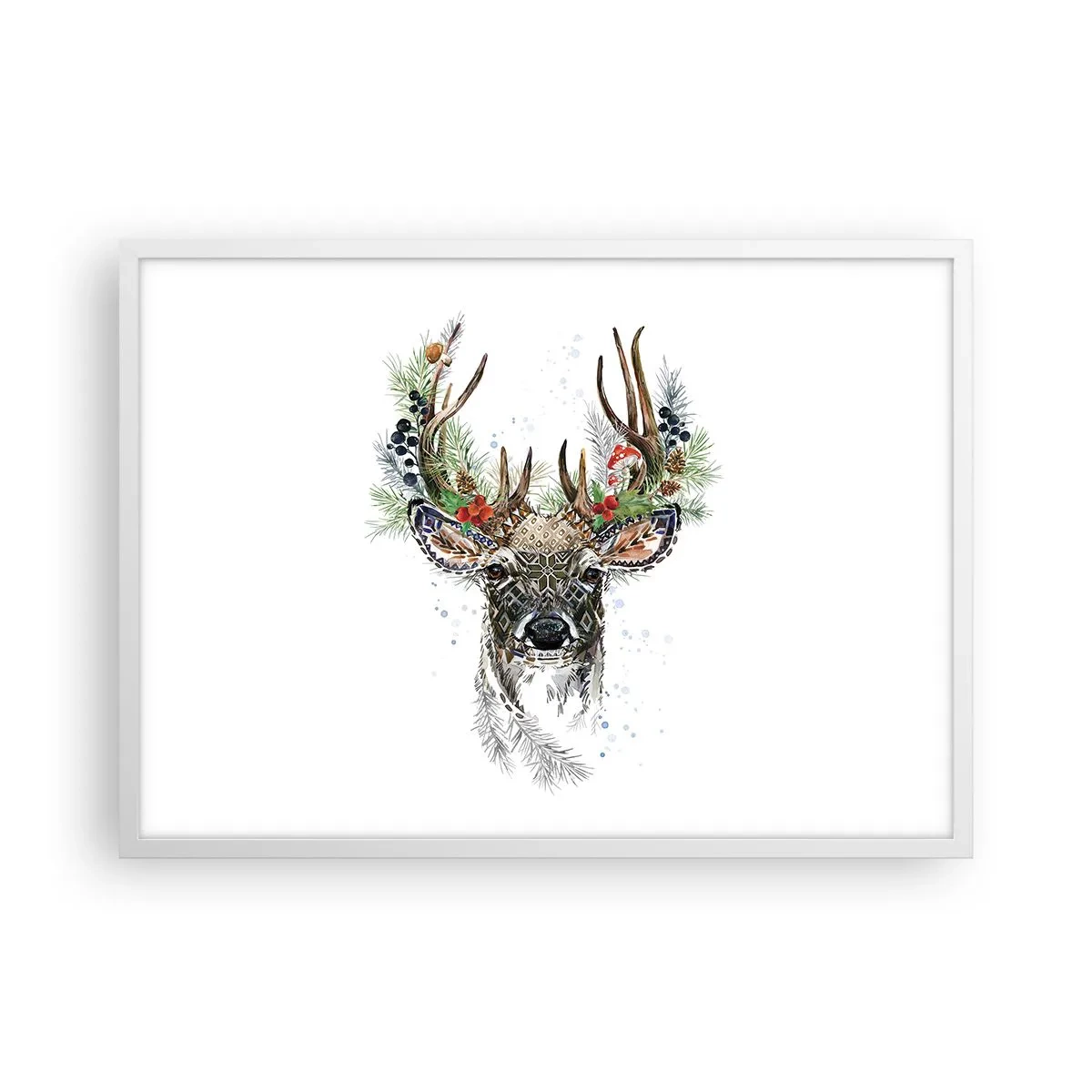 Plagát v bielom ráme - V slávnostnom rúchu - 70x50 cm