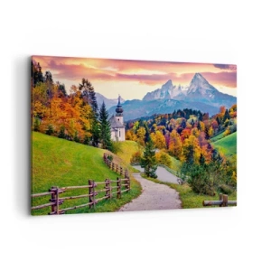 Obraz na plátne - Úplne ideálna krajina - 100x70 cm