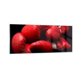 Obraz na skle - Emócie boja za nami - 100x40 cm