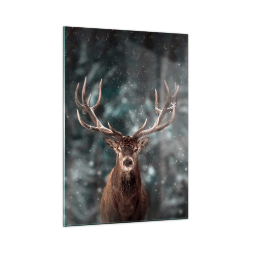 Obraz na skle - Skutočný kráľ lesa - 50x70 cm