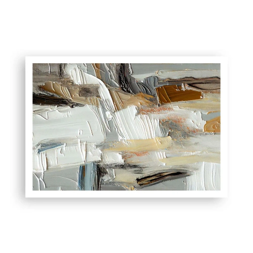 Plagát - Farebné nahromadenie - 100x70 cm