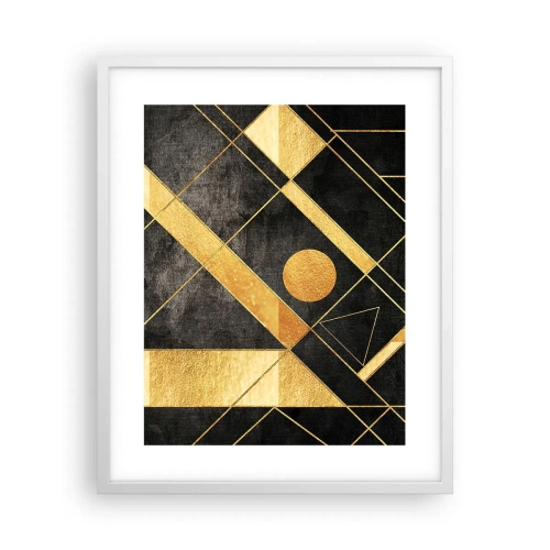 Plagát v bielom ráme - Slnko púšte - 40x50 cm