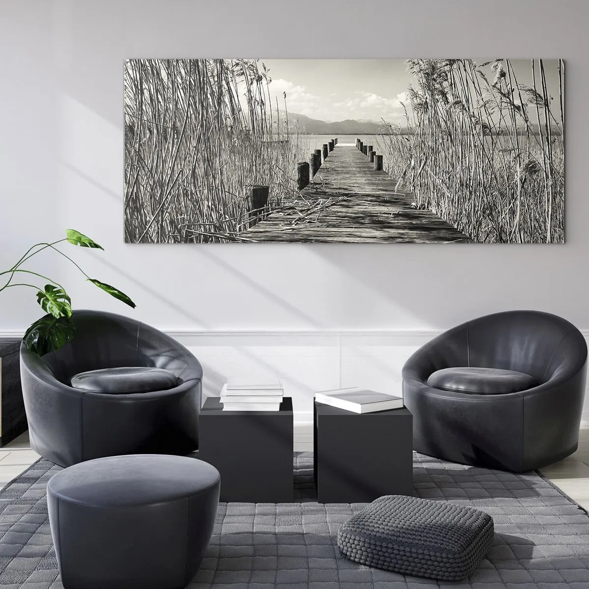 Obraz na skle - V ústraní tráv - 160x50 cm