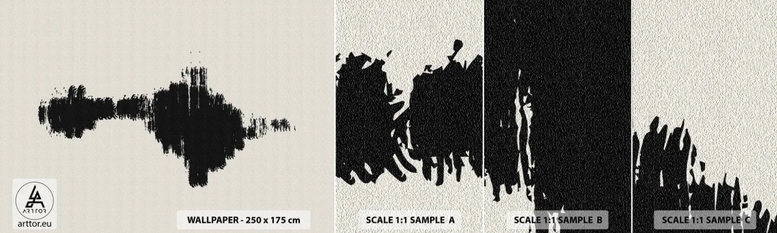 Vzorka Fototapeta Standard Eco - Vibrácie predstavivosti - Súčasné, Abstrakcia, škandinávsky - 100x30 cm