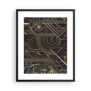 Plagát v čiernom ráme - Koncepty, nápady, plány - 40x50 cm