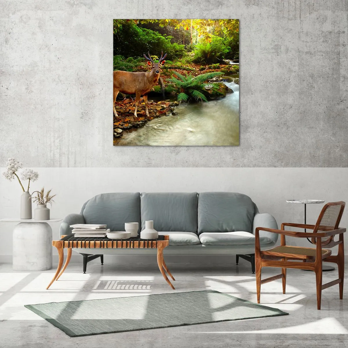 Obraz na skle - Vítajte v mojom svete - 30x30 cm