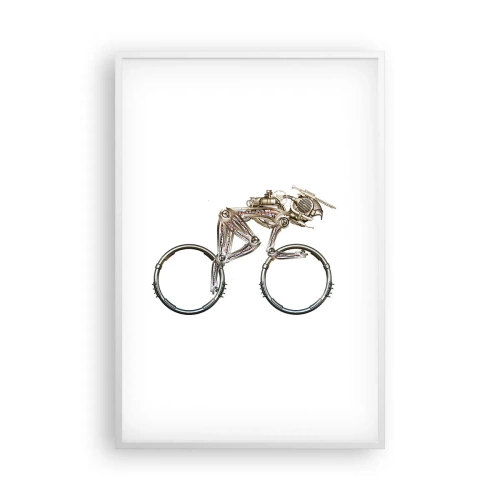 Plagát v bielom ráme - Úžasný stroj - 61x91 cm