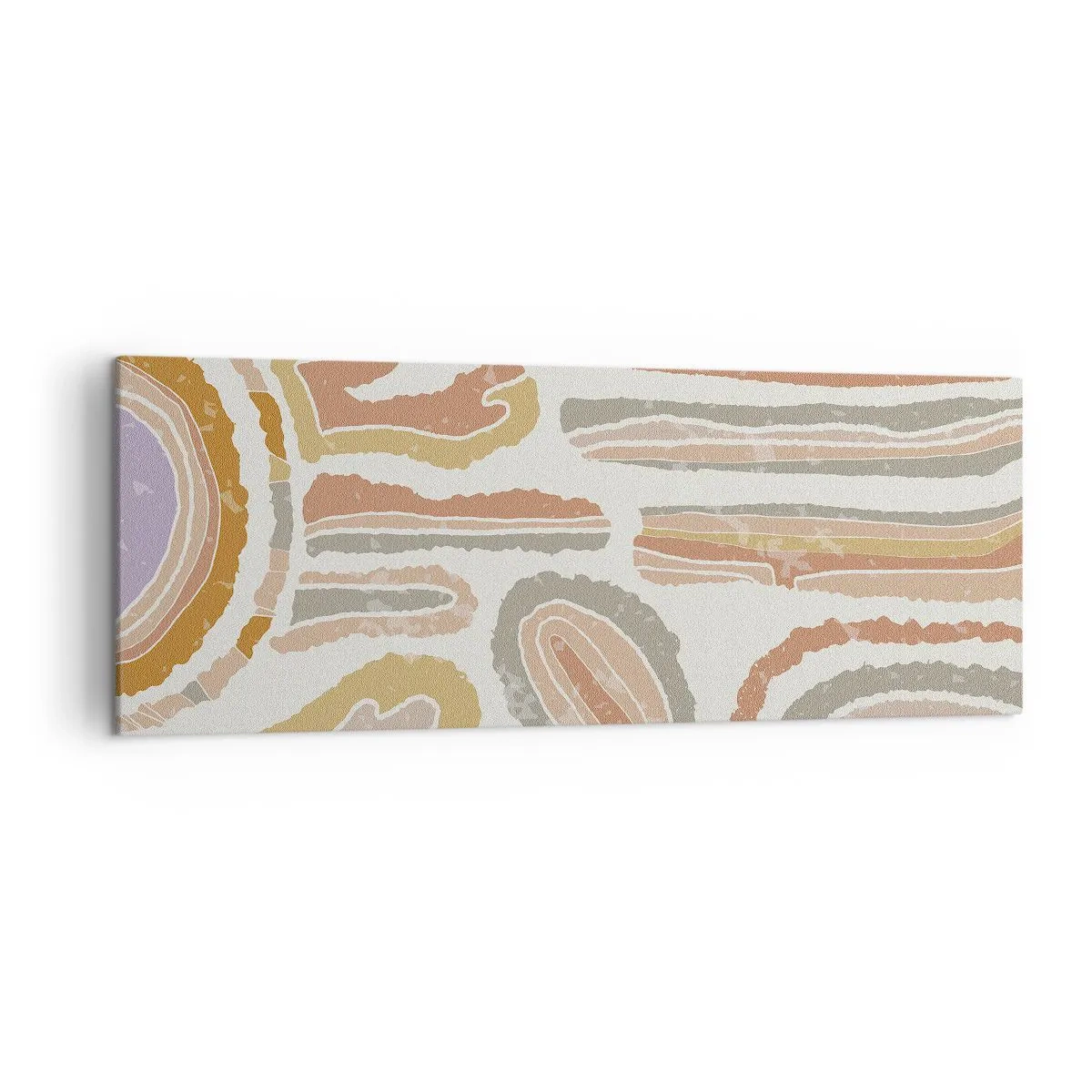 Obraz na plátne - Farebné prierezy - 140x50 cm