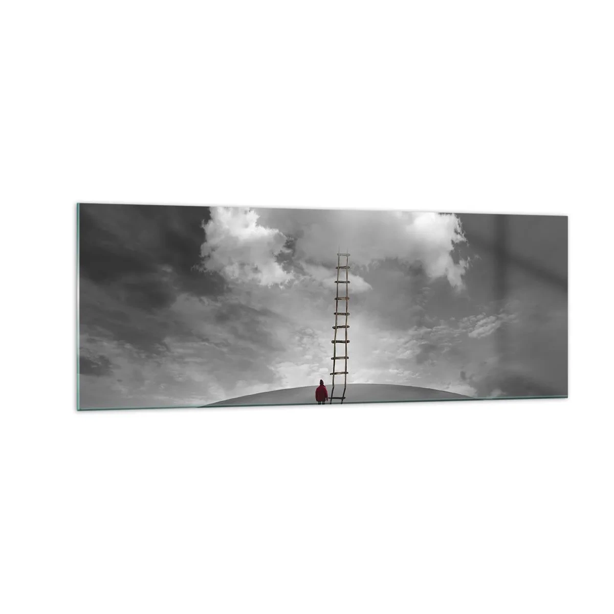 Obraz na skle - Všetko je možné - 140x50 cm