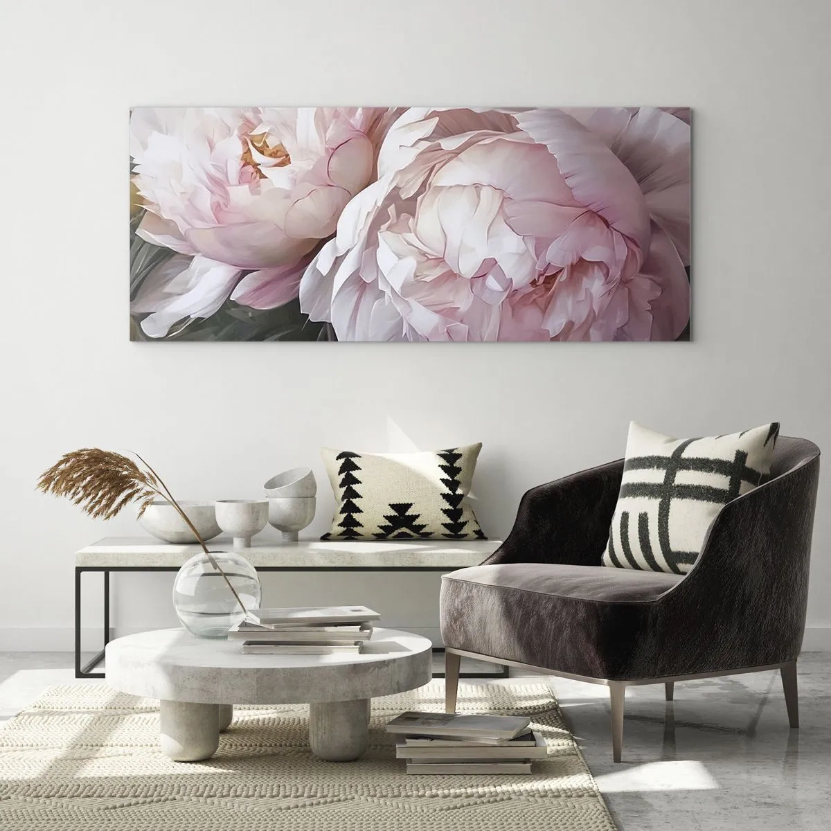 Obraz na skle - Uchytené v rozkvete - 100x40 cm