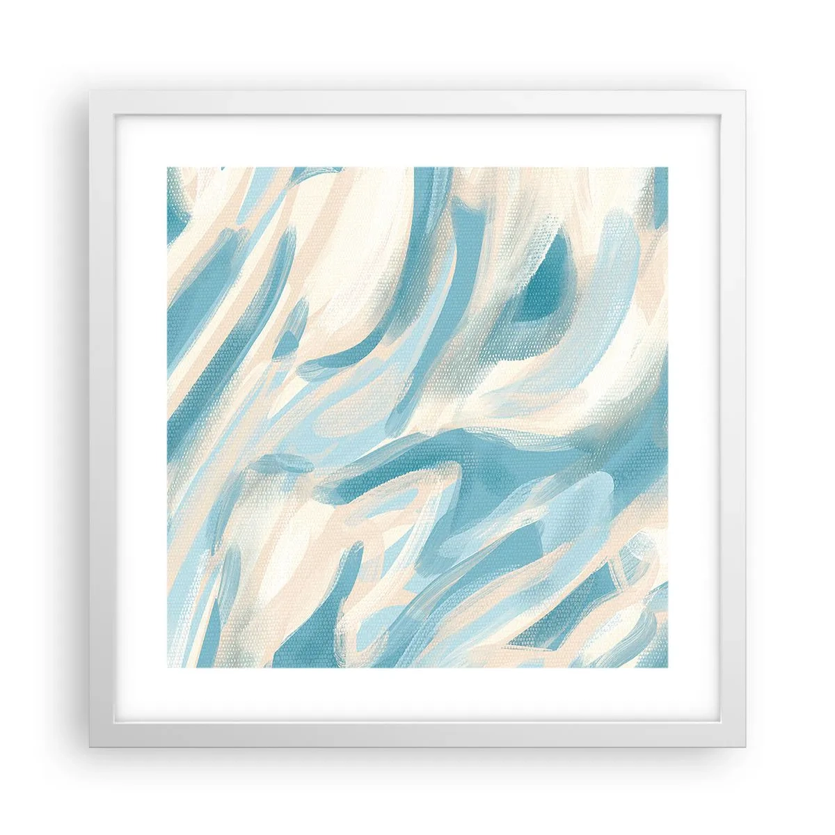 Plagát v bielom ráme - Jarné závany - 40x40 cm