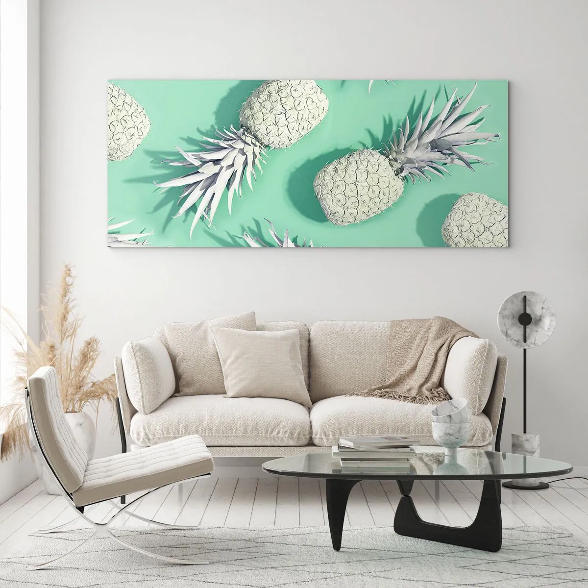 Obraz na skle - skvele ladia s mätou - 160x50 cm