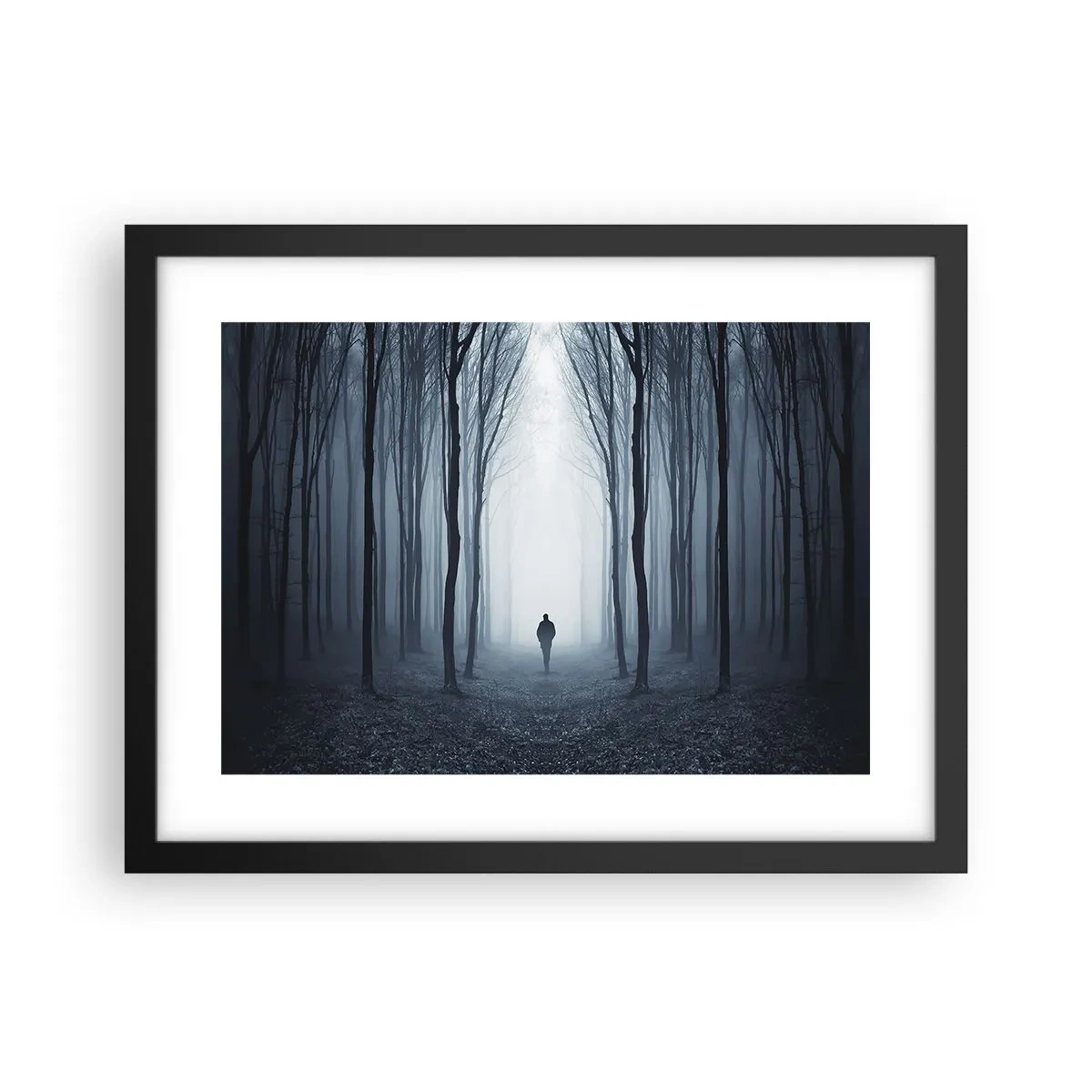 Plagát v čiernom ráme - A všetko jednoduché a jasné - 40x30 cm