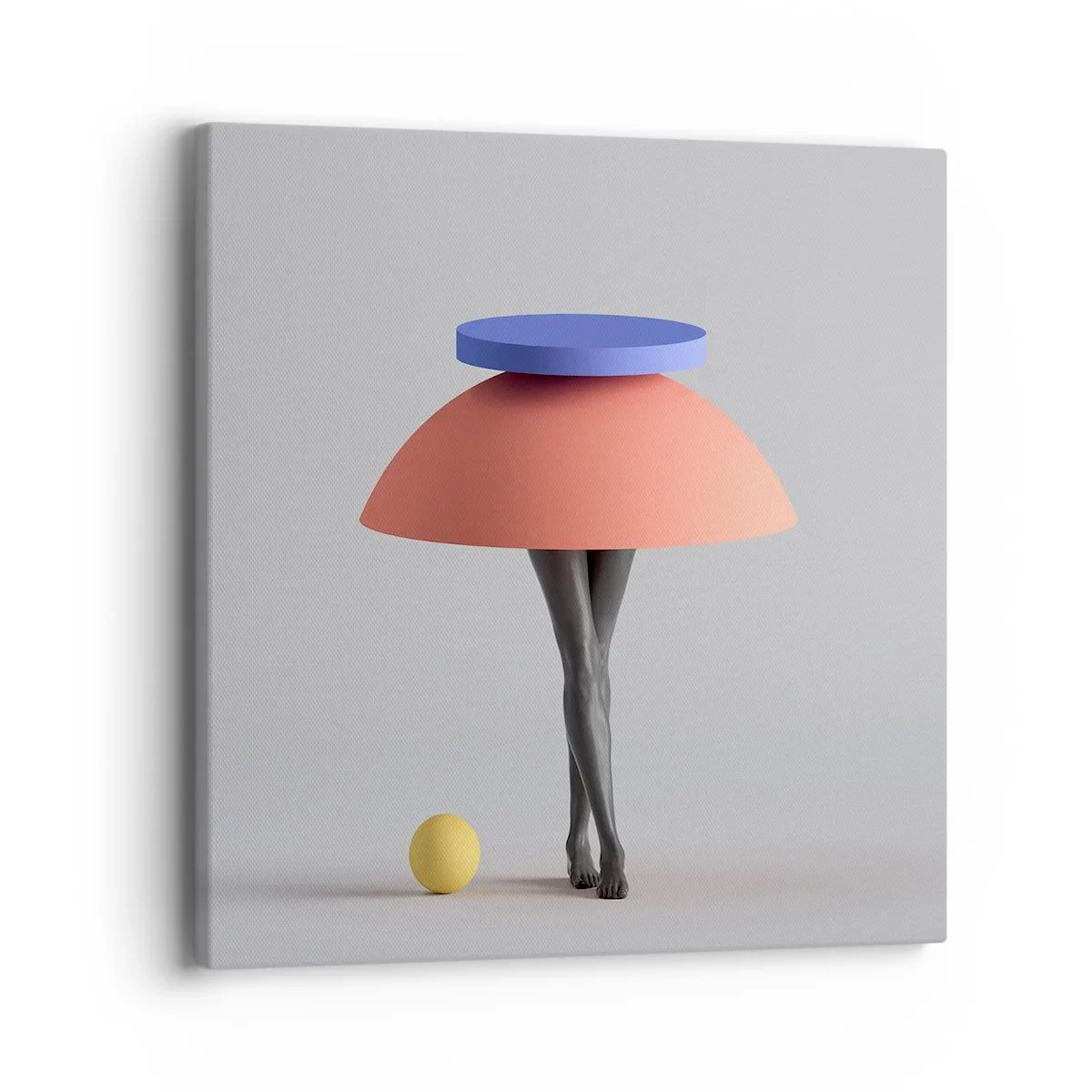 Obraz na plátne - Surrealistická kompozícia - 40x40 cm