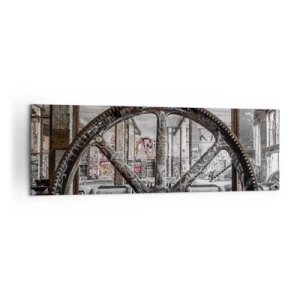 Obraz na plátne - Tajný život továrne - 160x50 cm