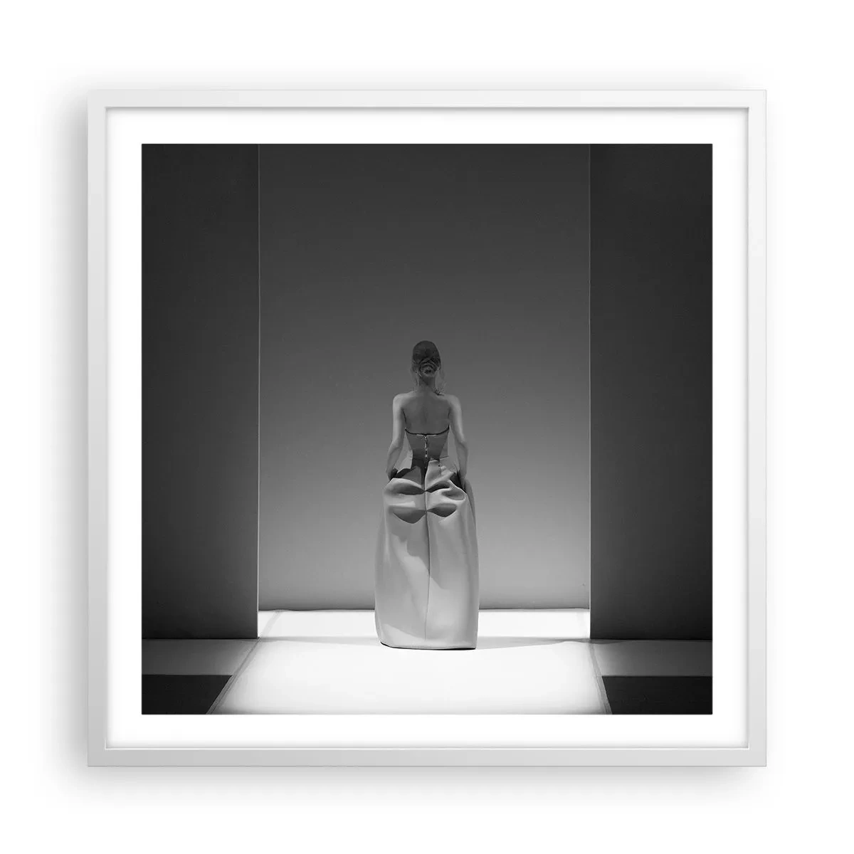 Plagát v bielom ráme - Rafinovaná jednoduchosť - 60x60 cm