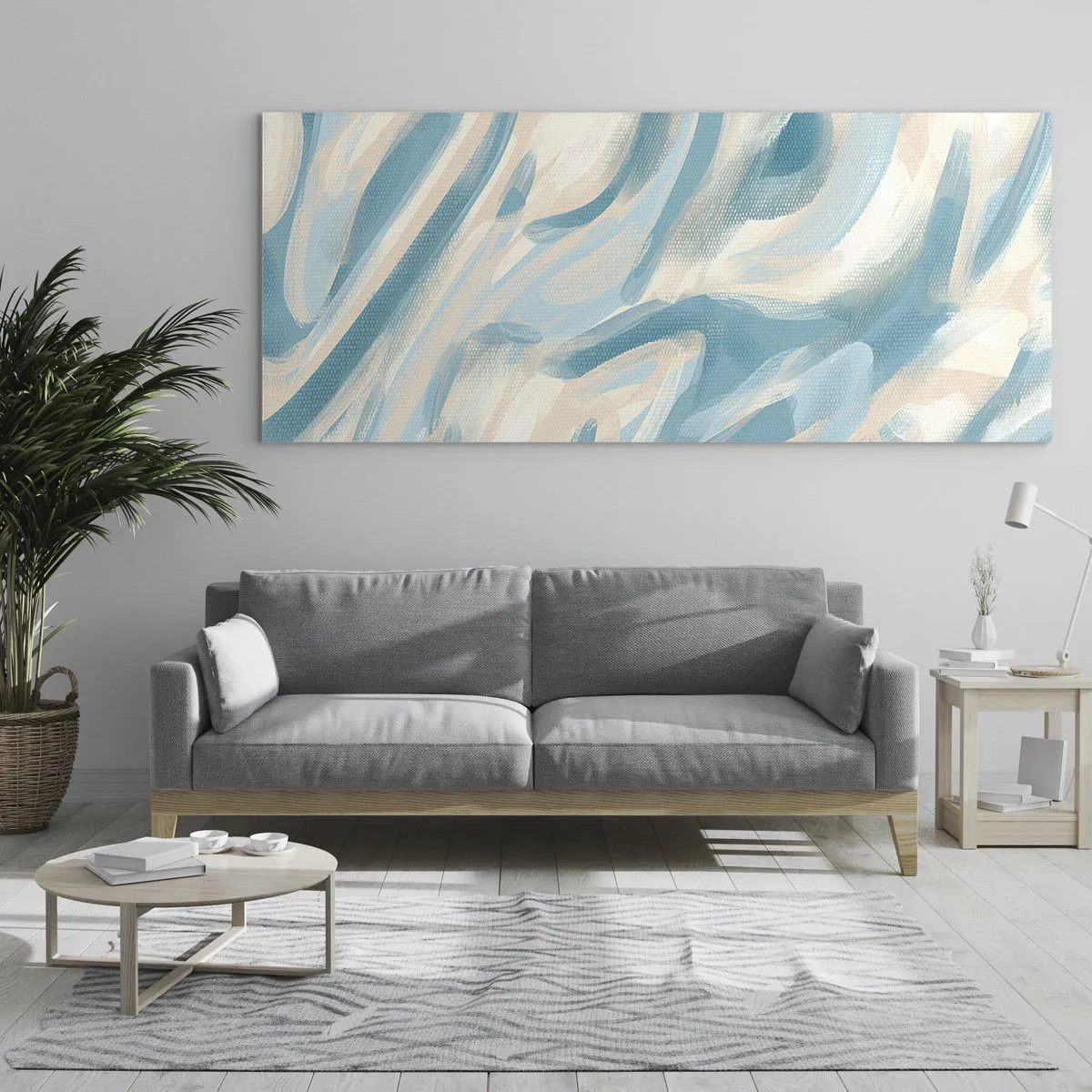 Obraz na skle - Jarné závany - 100x40 cm