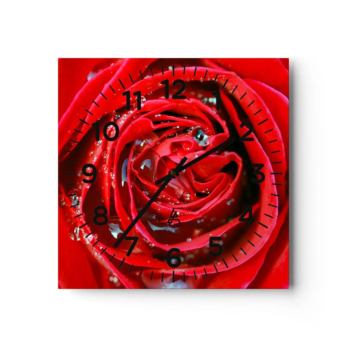 Nástenné hodiny - V kvapkách rosy - 30x30 cm