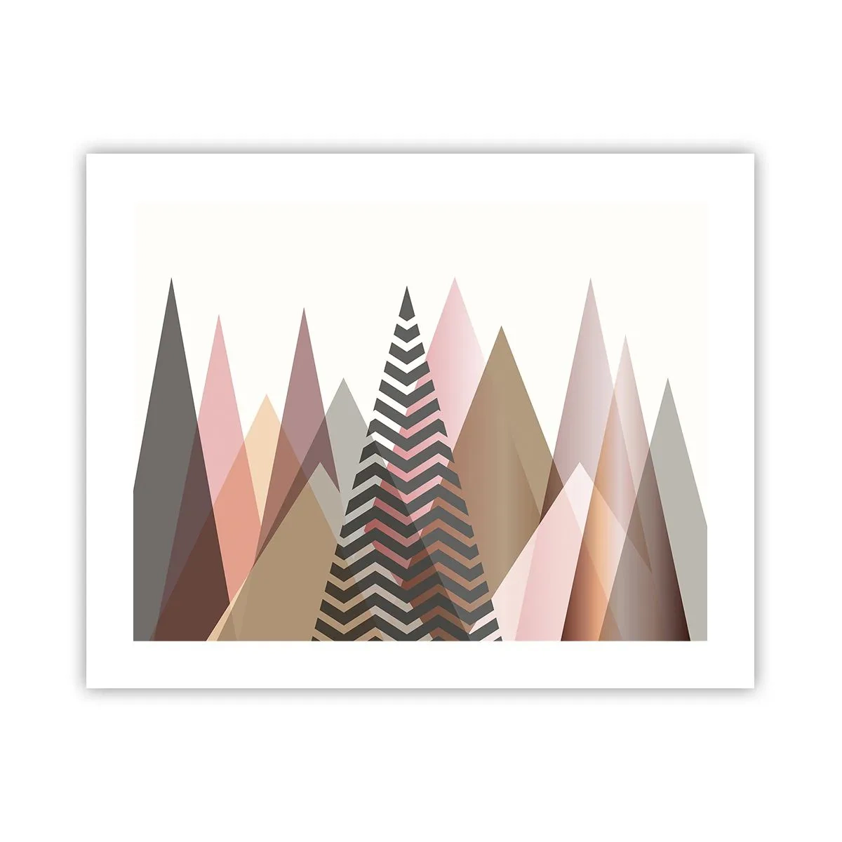 Plagát - Pyramidálny pohľad - 50x40 cm