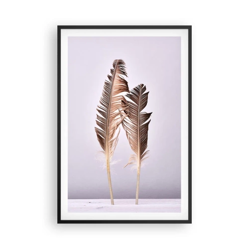 Plagát v čiernom ráme - Proti ničote - 61x91 cm