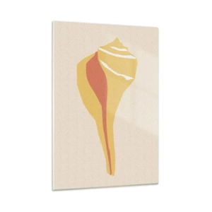 Obraz na skle - Organická abstrakcia – rast - 50x70 cm