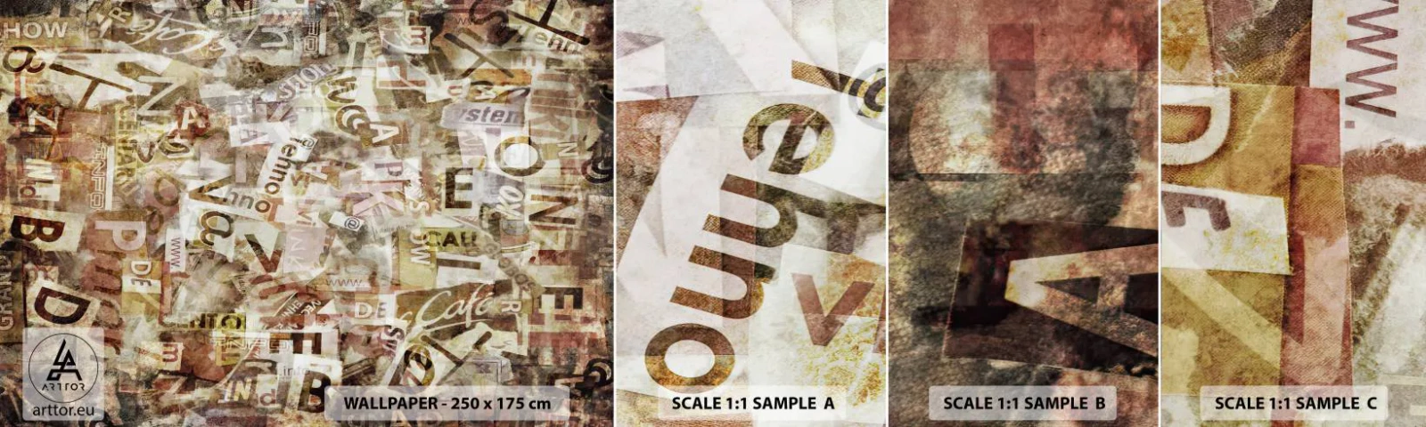 Vzorka Fototapeta Standard Eco - Táraniny - Graffiti, Nástenná maľba, Kus - 100x30 cm