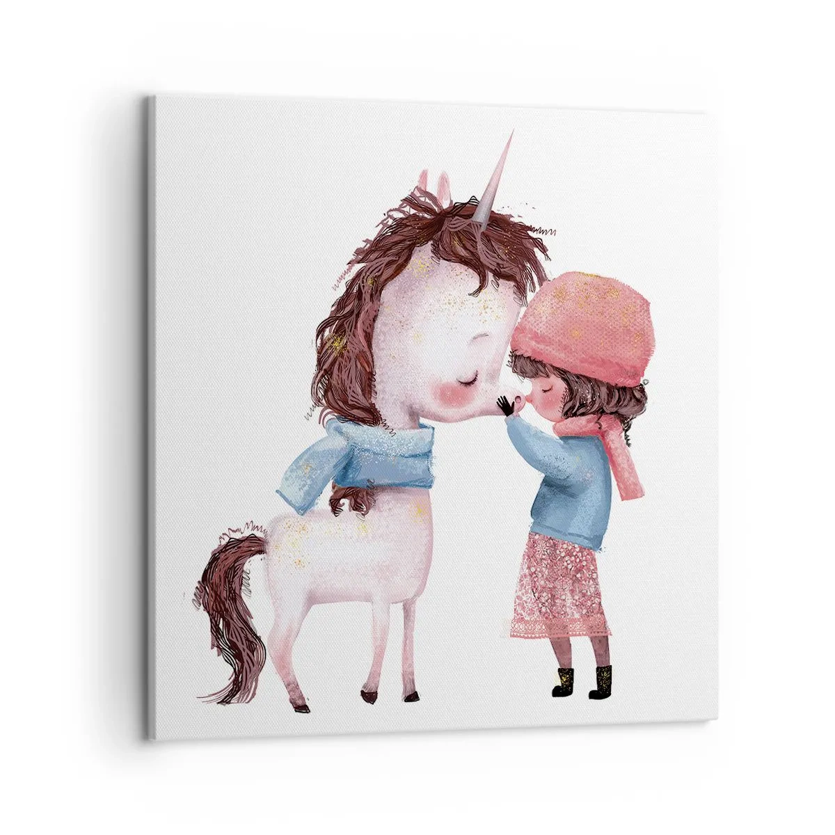 Obraz na plátne - Zimný príbeh - 50x50 cm