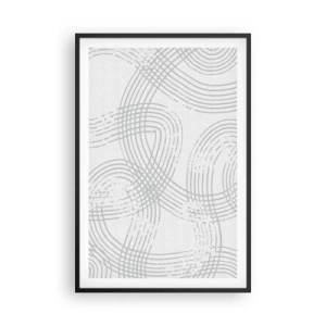 Plagát v čiernom ráme - Jednoduché východisko neexistuje - 61x91 cm