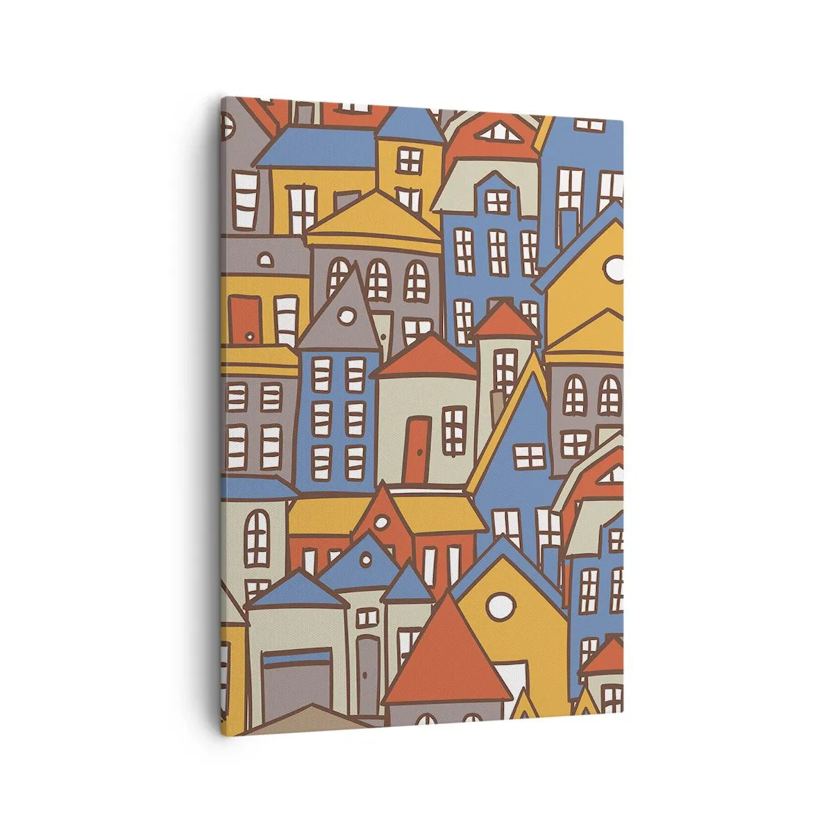 Obraz na plátne - Za domom dom - 50x70 cm