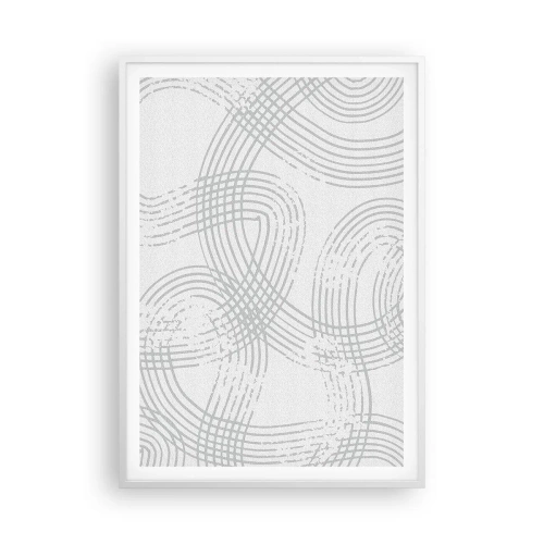 Plagát v bielom ráme - Jednoduché východisko neexistuje - 70x100 cm