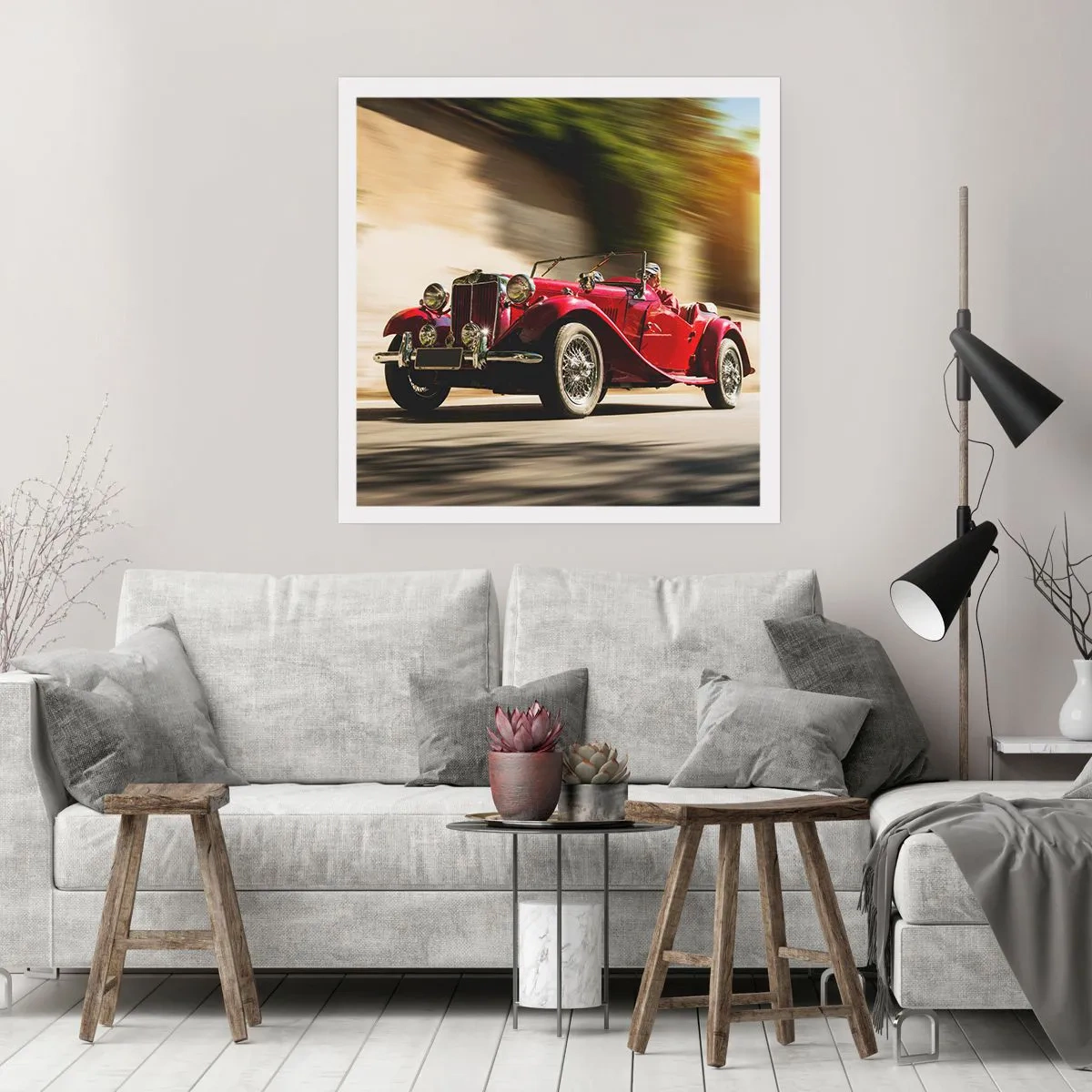 Plagát - Krajšia ako Níke Samotrácka - 60x60 cm