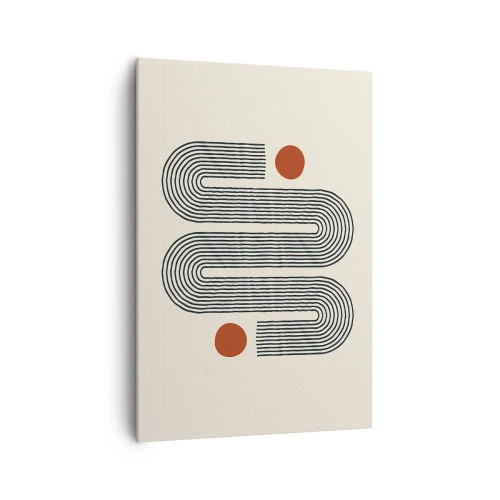 Obraz na plátne - Od začiatku do konca - 70x100 cm