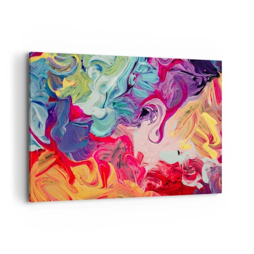 Obraz na plátne - Zrodenie farieb - 100x70 cm