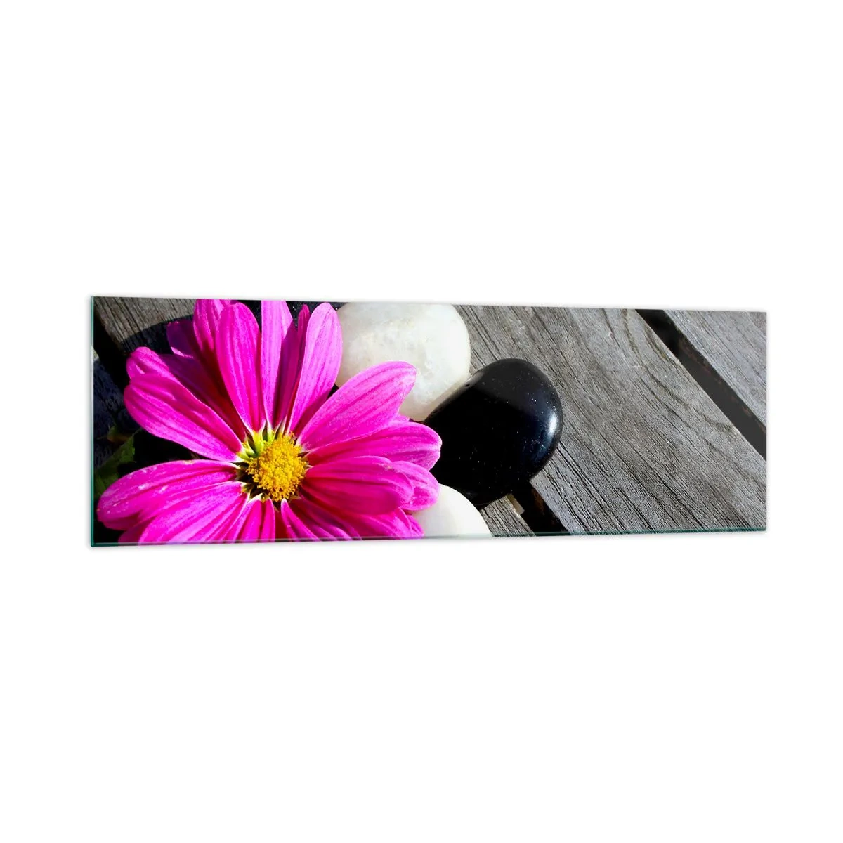 Obraz na skle - Odpočinok na móle - 160x50 cm