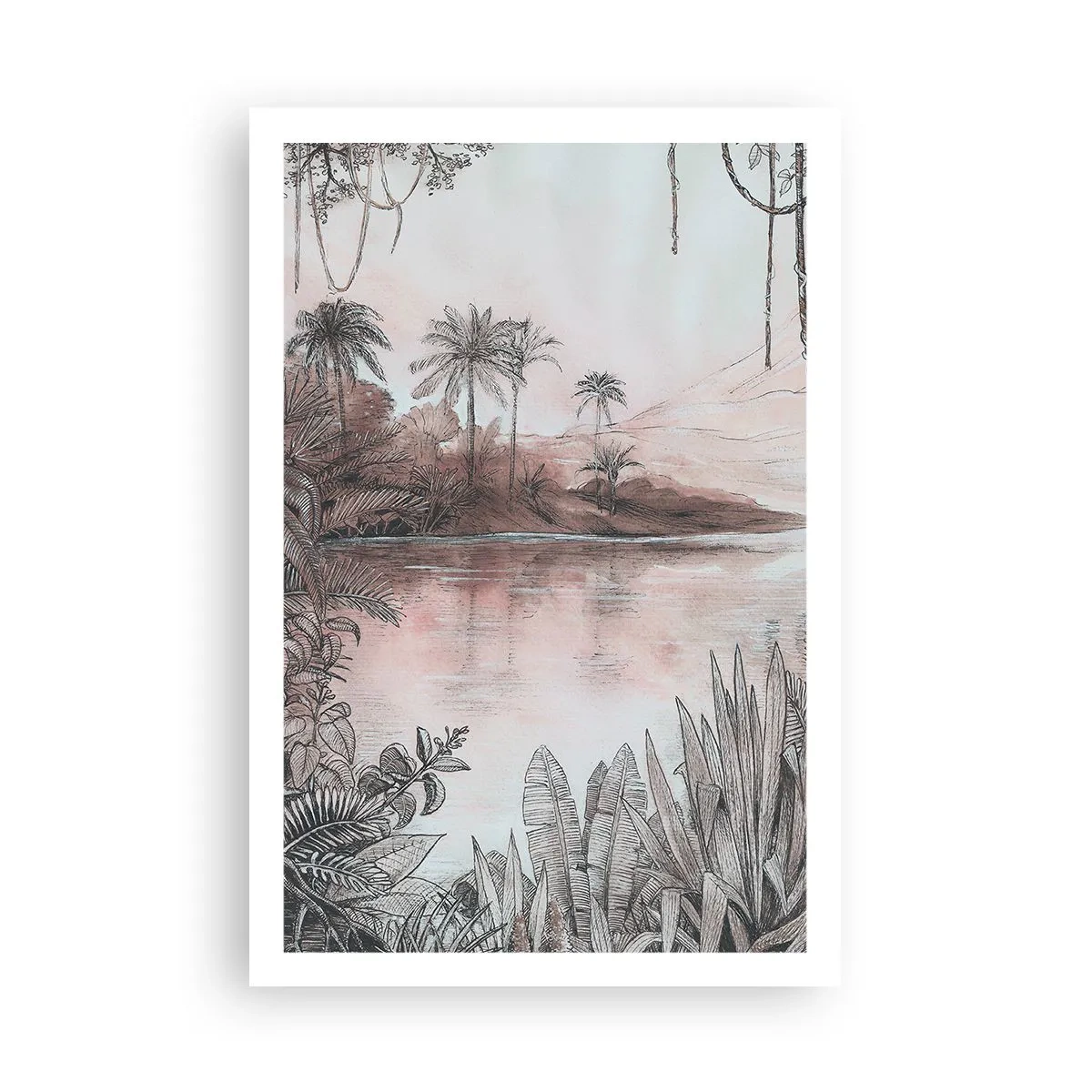 Plagát - Denník cestovateľa z 19. storočia - 61x91 cm
