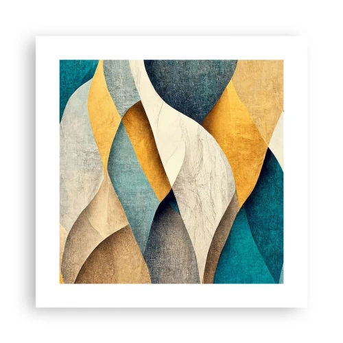 Plagát - Rytmus a vlnenie - 40x40 cm