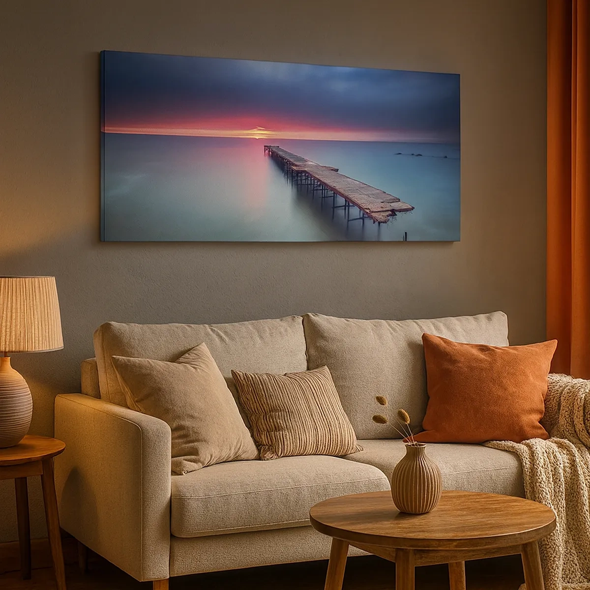 Obraz na plátne - Medzi nebom a zemou - 30x30 cm