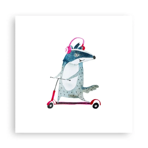 Plagát - Jazvečie radosti - 30x30 cm