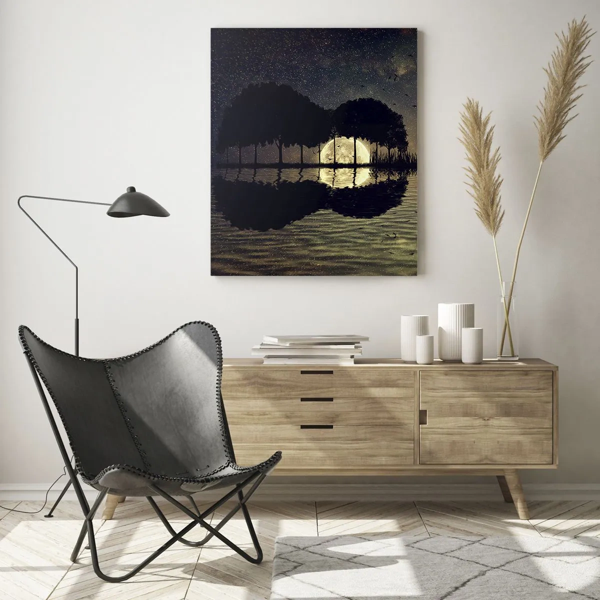 Obraz na skle - Noc na konci sveta - 50x70 cm
